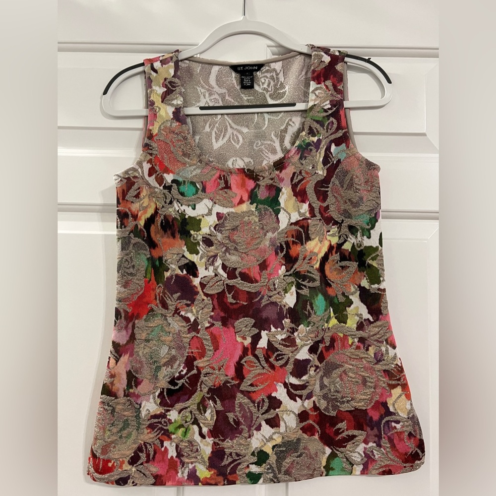 St John Floral Tank Top